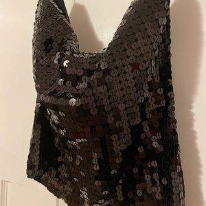 The limited size S sequin tank